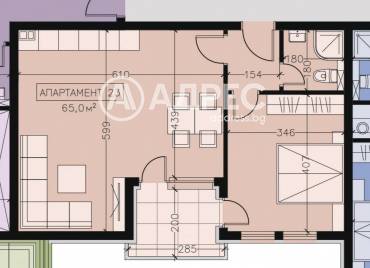Двустаен апартамент, София, Манастирски ливади - изток, 663002, Снимка 1