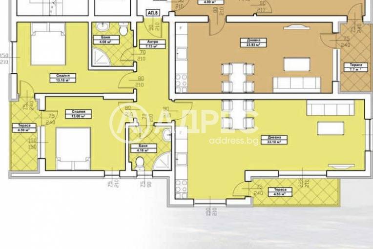 Тристаен апартамент, Благоевград, Освобождение, 672002, Снимка 4