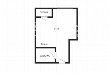 Едностаен апартамент, Бургас, Сарафово, 703003, Снимка 1