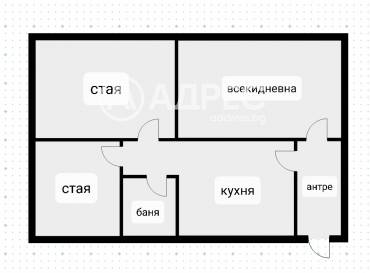 Тристаен апартамент, София, Овча купел 2, 632004, Снимка 1