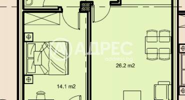 Двустаен апартамент, София, Манастирски ливади - изток, 678004, Снимка 4