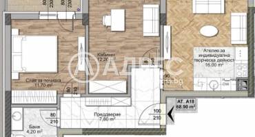 Тристаен апартамент, София, Овча купел, 665005, Снимка 1