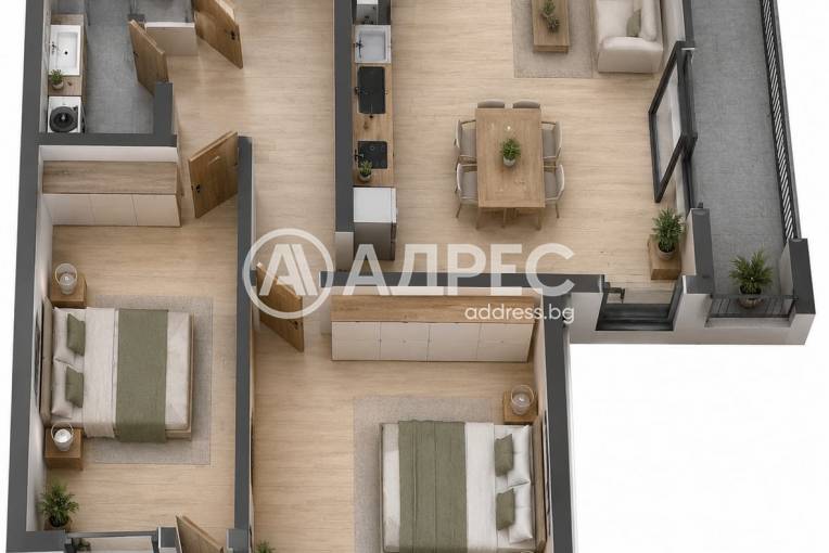 Тристаен апартамент, Варна, к.к. Св.Св. Константин и Елена, 648006, Снимка 5