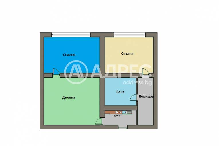 Гарсониера, София, Люлин 2, 668006, Снимка 1