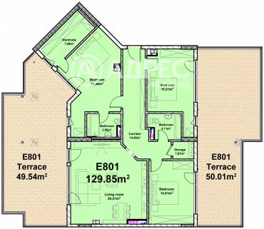 Многостаен апартамент, София, Полигона, 683006, Снимка 1