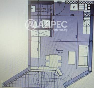 Едностаен апартамент, Пловдив, Христо Смирненски, 668010, Снимка 1