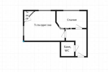 Двустаен апартамент, Бургас, Меден рудник - зона В, 699012, Снимка 1