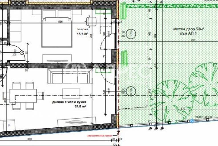 Двустаен апартамент, София, Банишора, 650018, Снимка 1