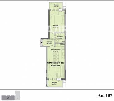 Двустаен апартамент, Бургас, Мадика, 675019, Снимка 1