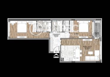 Тристаен апартамент, София, Младост 4, 595020, Снимка 1