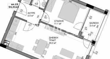 Двустаен апартамент, Варна, Владислав Варненчик, 680021, Снимка 4