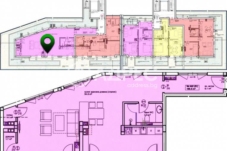 Многостаен апартамент, Бургас, Братя Миладинови, 595022, Снимка 3