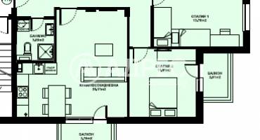 Тристаен апартамент, Благоевград, Изгрев, 674022, Снимка 1