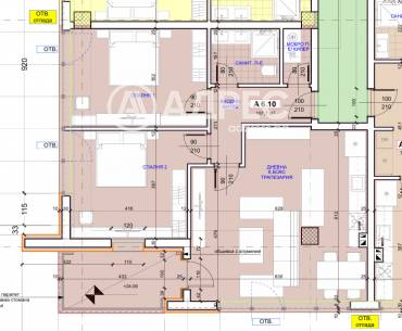 Тристаен апартамент, Русе, Здравец изток, 664024, Снимка 1