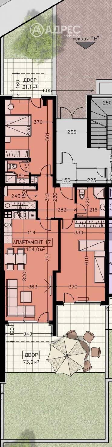 Тристаен апартамент, София, Манастирски ливади - изток, 655026, Снимка 1