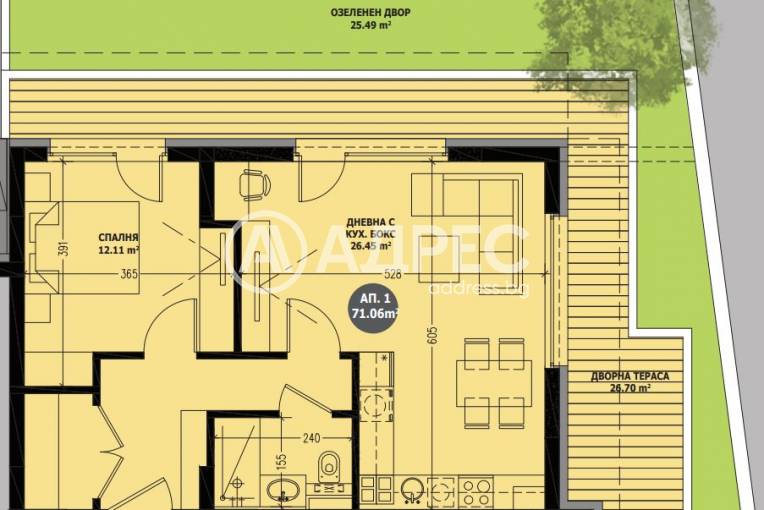 Двустаен апартамент, София, Витоша, 663026, Снимка 3