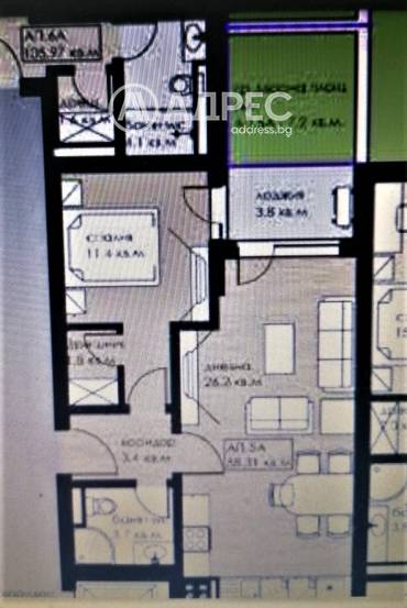 Двустаен апартамент, София, Дружба 2, 668026, Снимка 1