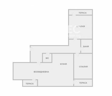 Тристаен апартамент, Варна, Окръжна болница, 681029, Снимка 1