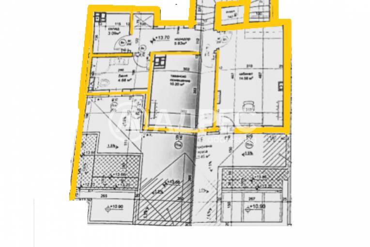 Тристаен апартамент, Пловдив, Център, 647030, Снимка 2