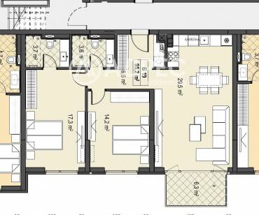 Тристаен апартамент, София, Бояна, 678030, Снимка 1