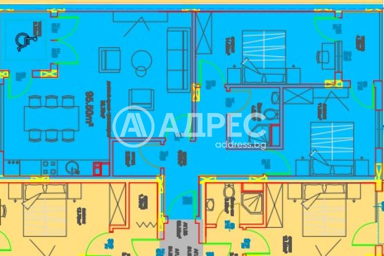 Тристаен апартамент, Бургас, Меден рудник - зона Д, 647035, Снимка 4