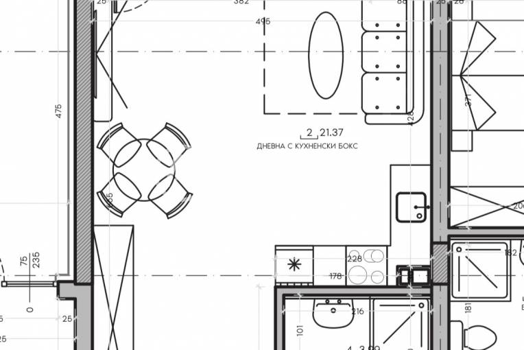 Едностаен апартамент, София, Малинова Долина, 669037, Снимка 2