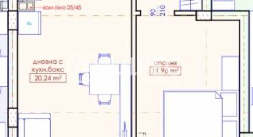 Двустаен апартамент, Бургас, Меден рудник - зона Д, 671037, Снимка 4