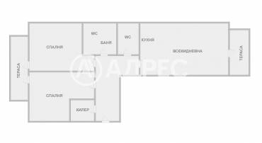 Тристаен апартамент, Варна, Виница, 699037, Снимка 1