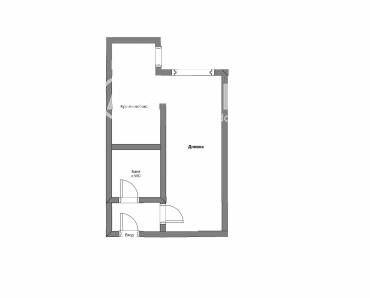 Едностаен апартамент, София, Хиподрума, 671040, Снимка 2