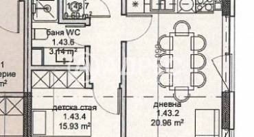 Тристаен апартамент, Варна, Владислав Варненчик, 683040, Снимка 2