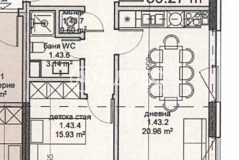 Тристаен апартамент, Варна, Владислав Варненчик, 683040, Снимка 2