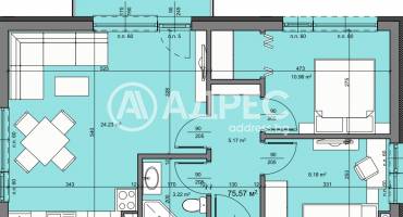 Двустаен апартамент, Бургас, Долно Езерово, 630041, Снимка 1