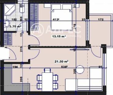 Двустаен апартамент, Стара Загора, Три чучура-север, 642042, Снимка 1