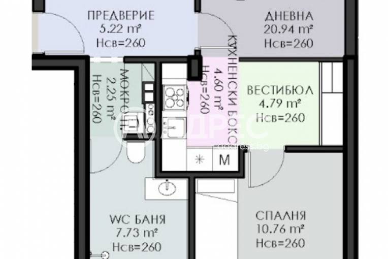 Тристаен апартамент, София, Овча купел 1, 698042, Снимка 4