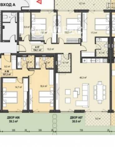 Тристаен апартамент, София, Бояна, 678044, Снимка 1