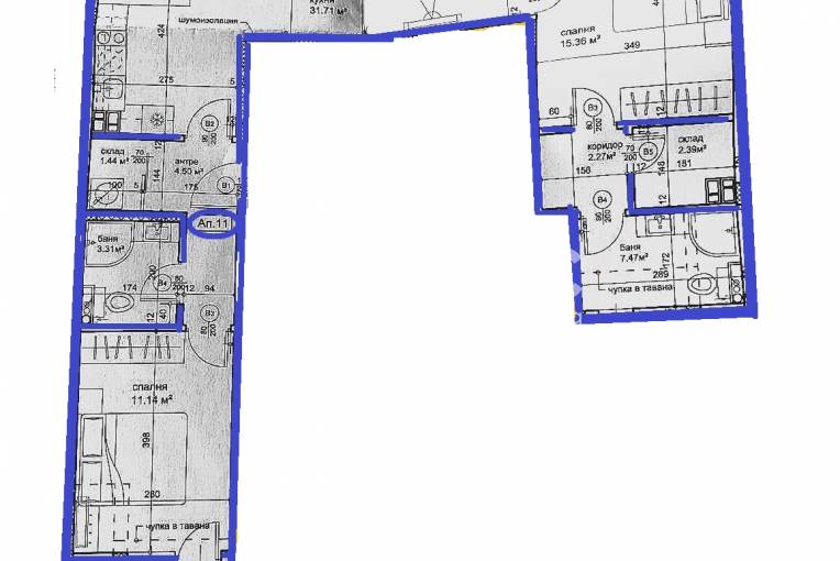 Тристаен апартамент, Пловдив, Център, 647045, Снимка 1