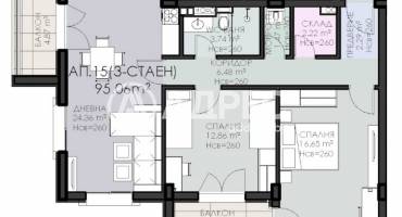 Тристаен апартамент, София, Овча купел 1, 698046, Снимка 4