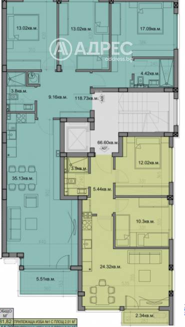 Многостаен апартамент, Варна, Бриз, 562049, Снимка 1