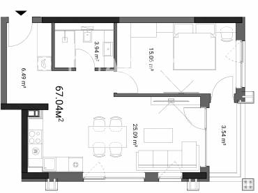 Двустаен апартамент, София, Овча купел 1, 645049, Снимка 1