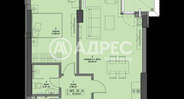 Двустаен апартамент, София, Кръстова вада, 646051, Снимка 2