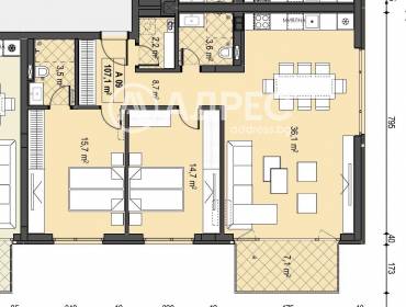 Тристаен апартамент, София, Бояна, 678051, Снимка 1