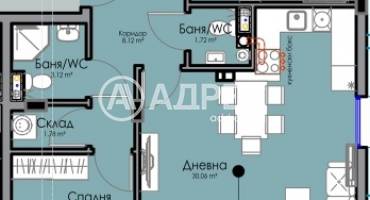 Тристаен апартамент, Бургас, Хоризонт, 681053, Снимка 2