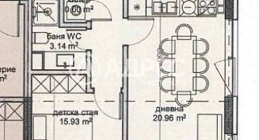 Тристаен апартамент, Варна, Владислав Варненчик, 683054, Снимка 2