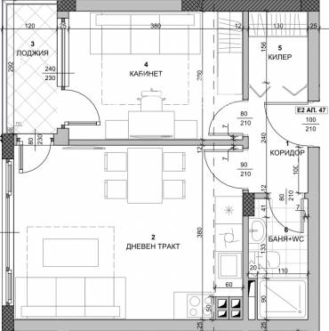 Двустаен апартамент, Варна, Кайсиева градина, 690054, Снимка 1