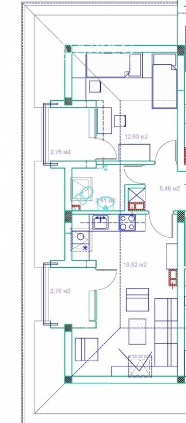 Двустаен апартамент, Равда, 532056, Снимка 1