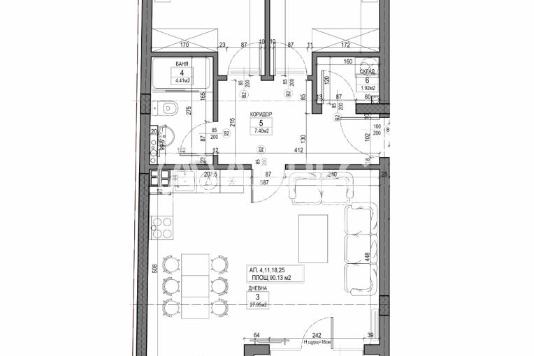 Тристаен апартамент, София, Овча купел 2, 691058, Снимка 3