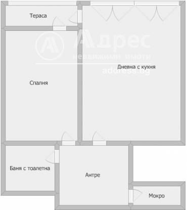 Двустаен апартамент, Стара Загора, ОРБ, 615062, Снимка 1