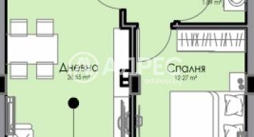 Двустаен апартамент, Бургас, Хоризонт, 681062, Снимка 2