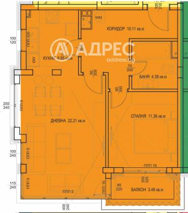 Двустаен апартамент, Варна, к.к. Св.Св. Константин и Елена, 684062, Снимка 1