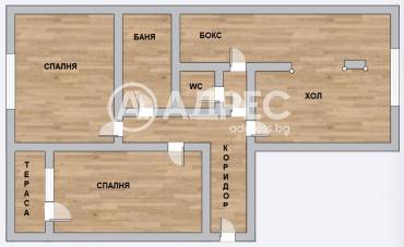 Тристаен апартамент, Варна, Нептун, 664064, Снимка 1